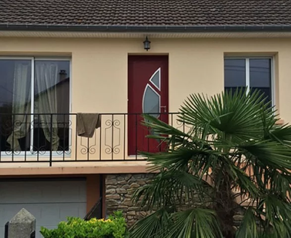 installation porte andouille
